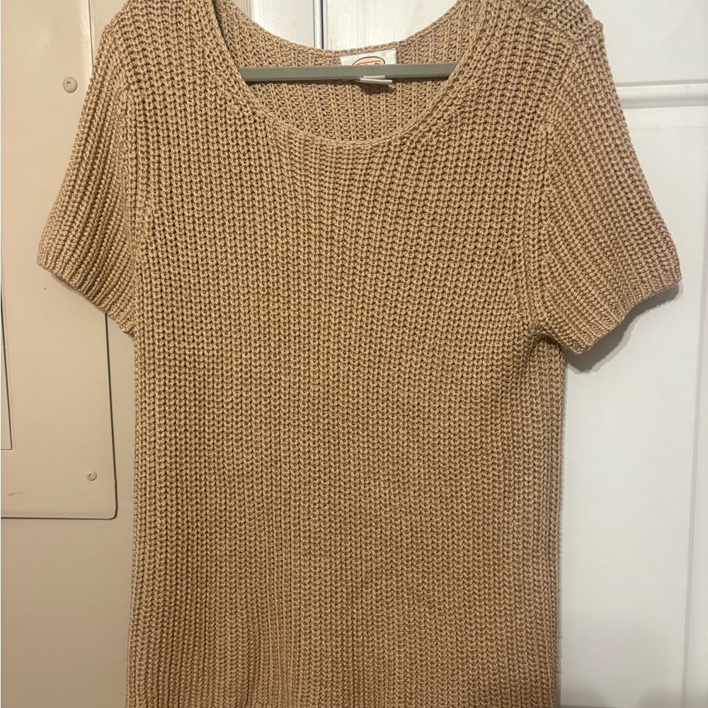 Talbots Beige Knit Top